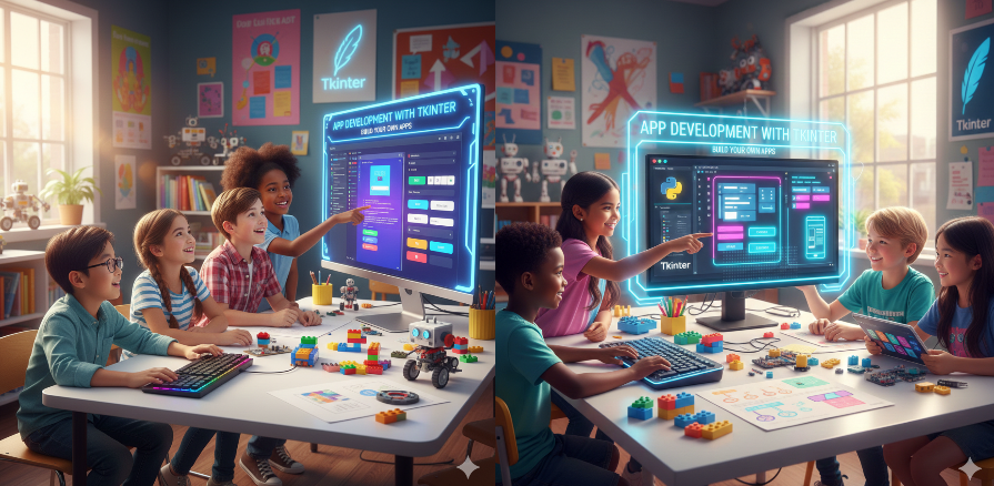 App Development classes for kids | 1-on-1 Tkinter Python