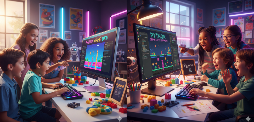 Python Game Development classes for kids | With Pygame