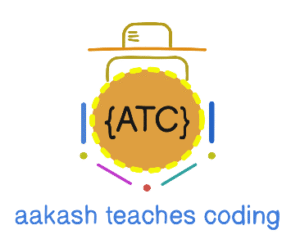 aakash teaches coding logo